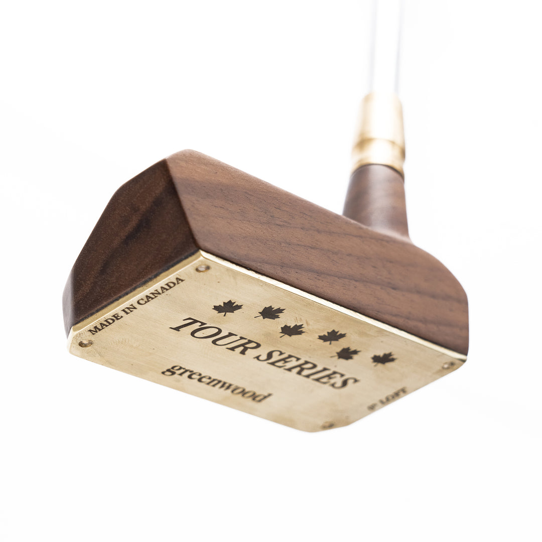 Putter Vintage Davega Wicklow – Tige En Bois De Caryer, Main Droite, Collection