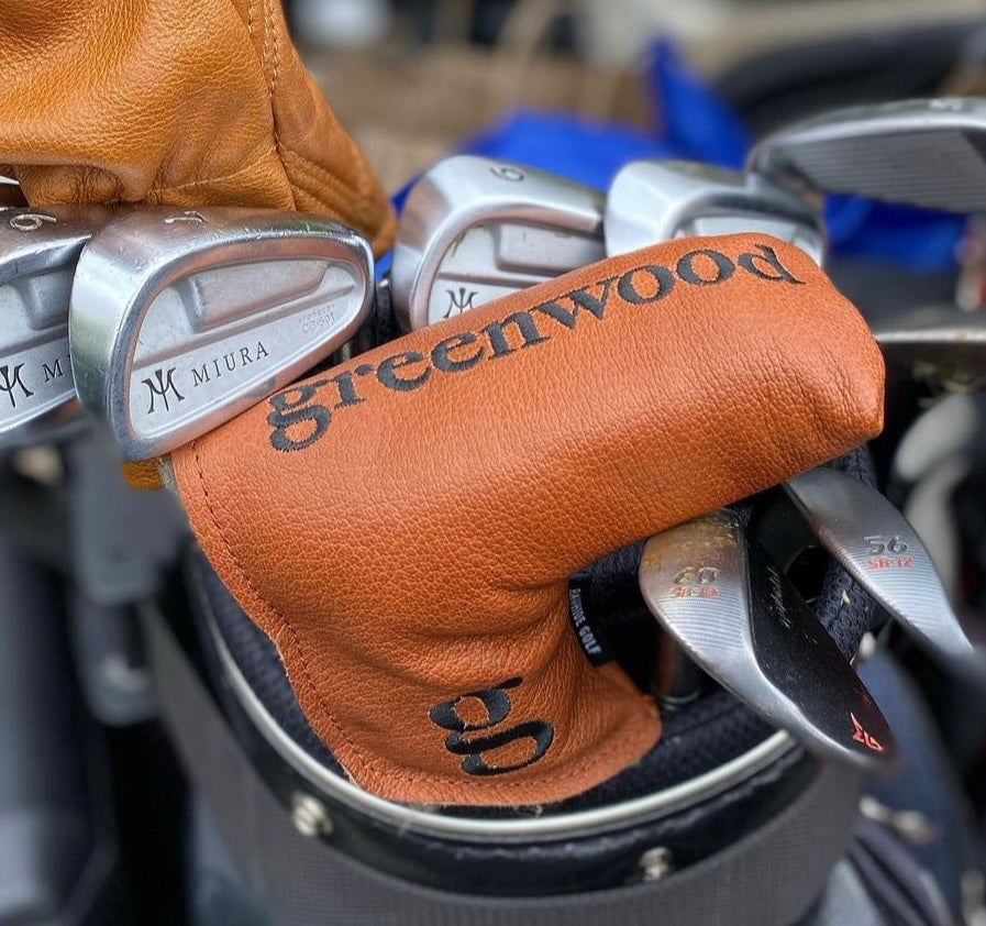 UPGRADE - Genuine Leather Handmade Head Cover – Greenwood Putters display picture 1
